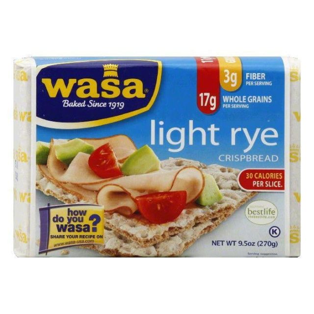 Wasa Light Rye Crispbread 9.5 Oz