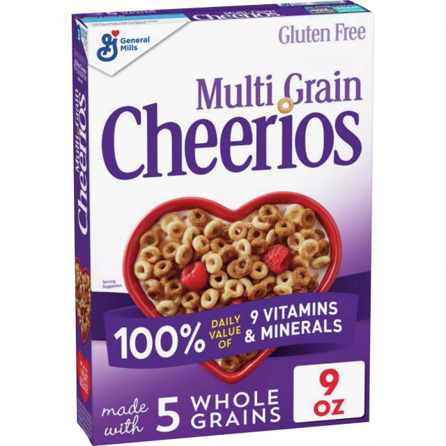 General Mills Multigrain Cheerios Cereal 9 Oz