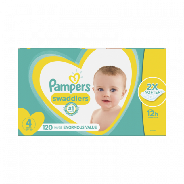 Pampers Swaddlers Size 4 - 120 Ct