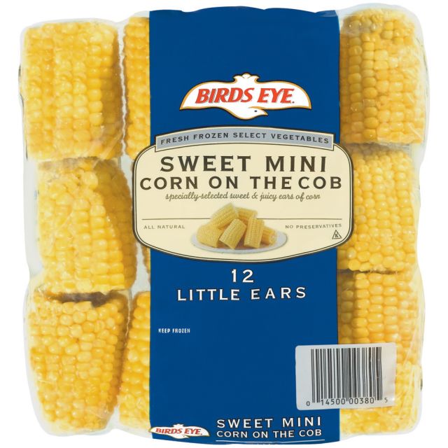 Birds Eye Mini Sweet Corn on the Cob 12 Count