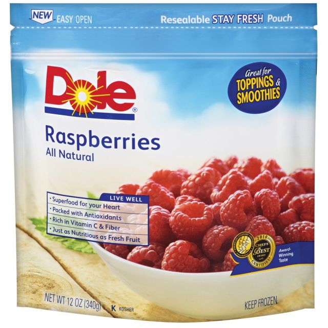 Dole Raspberries, Frozen 12 Oz
