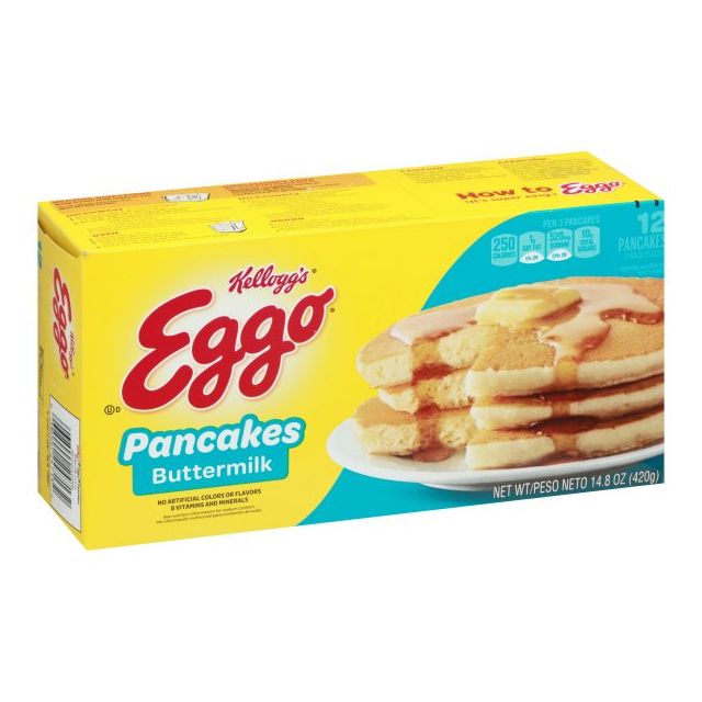 Eggo Frozen Pancakes Buttermilk (12 Pancakes) 14.8 Oz