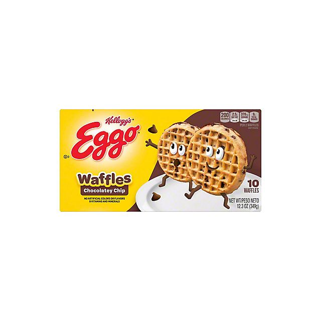 Eggo Frozen Chocolatey Chip Waffles (10 Waffles) 12.3 Oz