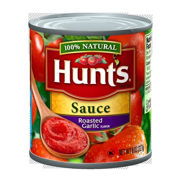 Hunts Tomato Sauce Roasted Garlic 8 Oz