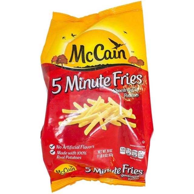 Mccain 5 Minute Shoestring Cut Potatoes Fries 20 Oz