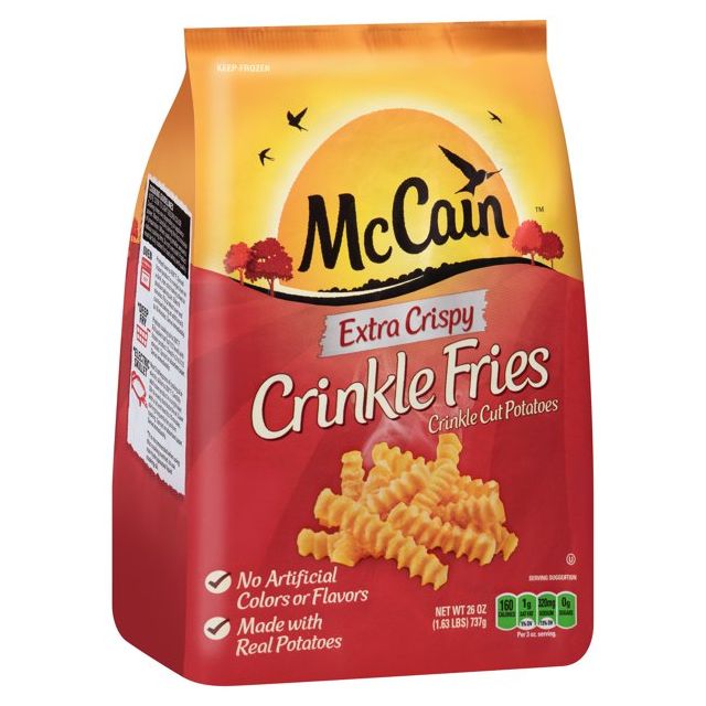 Mccain Extra Crispy Crinkle Fries 32 Oz