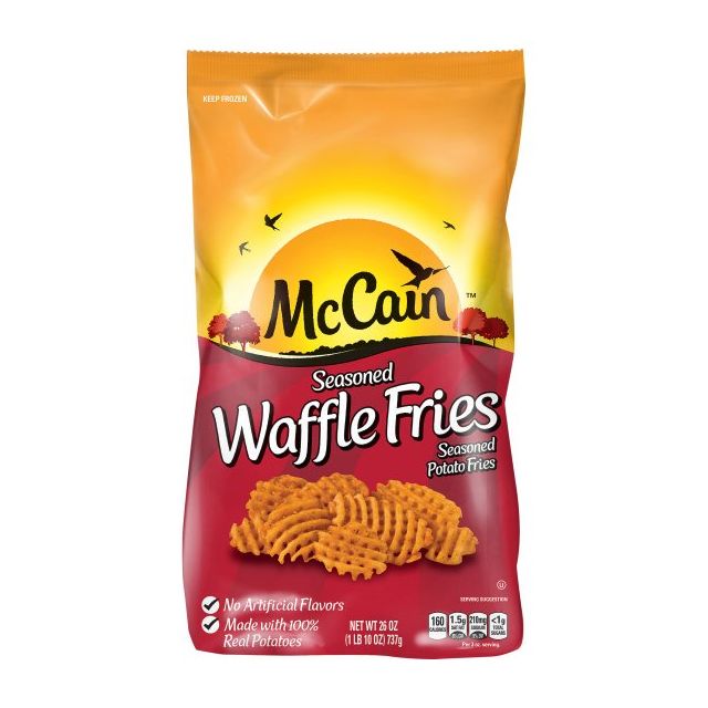 Mccain Seasoned Waffle Fries 26 Oz