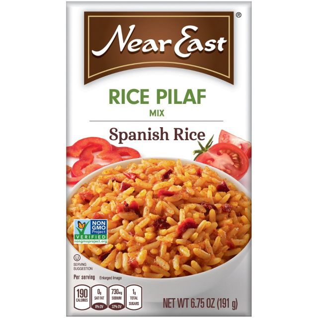 Near East Pilaf Mix Spanish Rice Sugar Free 6.75 Oz