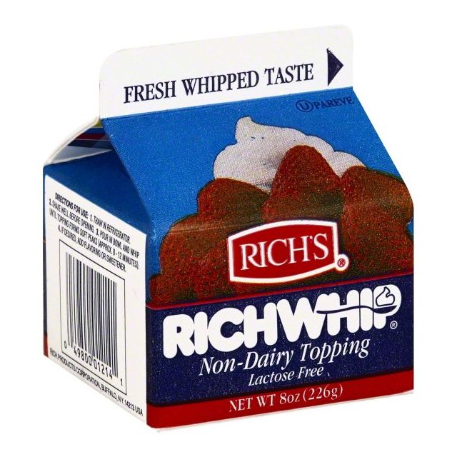 Rich's Rich Whip Non-Dairy Topping 8 Oz