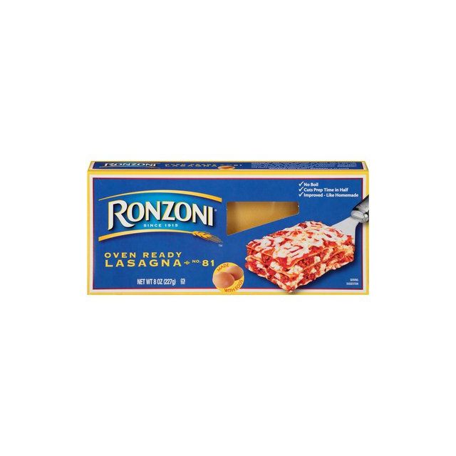 Ronzoni Oven Ready Lasagna 8 Oz