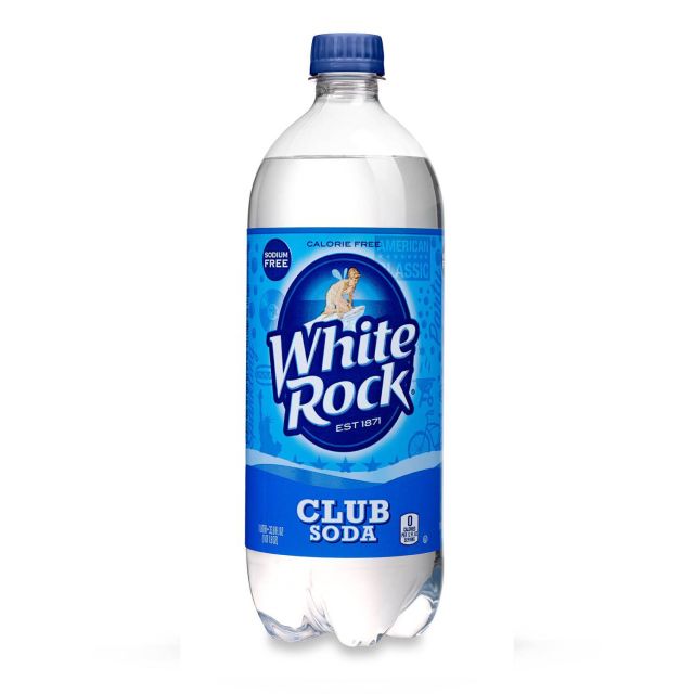 White Rock Seltzer Soda Plain 1 Liter