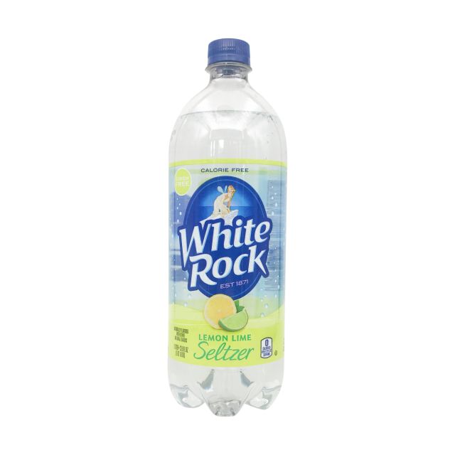 White Rock Lemon Lime Flavored Sparkling Seltzer 1 Liter