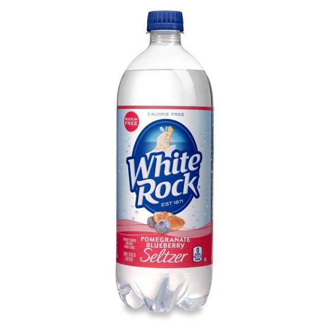 White Rock Pomegranate Blueberry Flavored Sparkling Seltzer 1 Liter