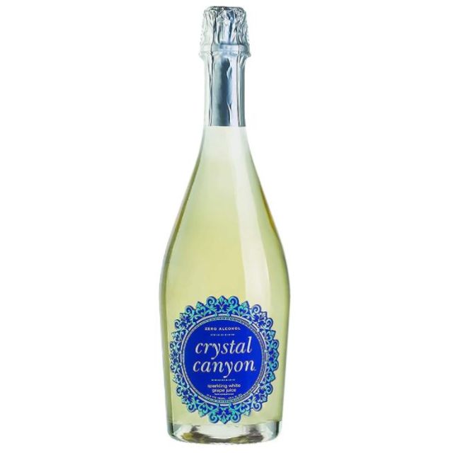 Crystal Canyon Sparkling Non Alcoholic Champagne Style Wine 25.4 Oz