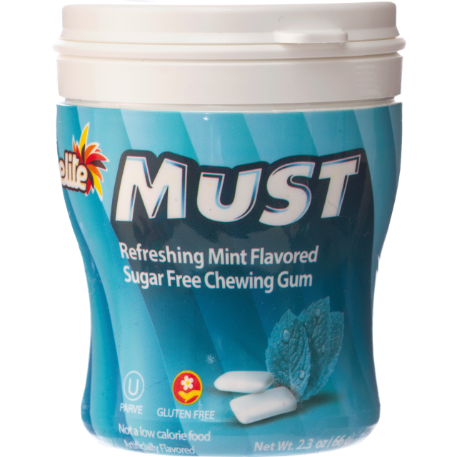 Elite Must Refreshing Mint Gum In A Cup 2.3 Oz