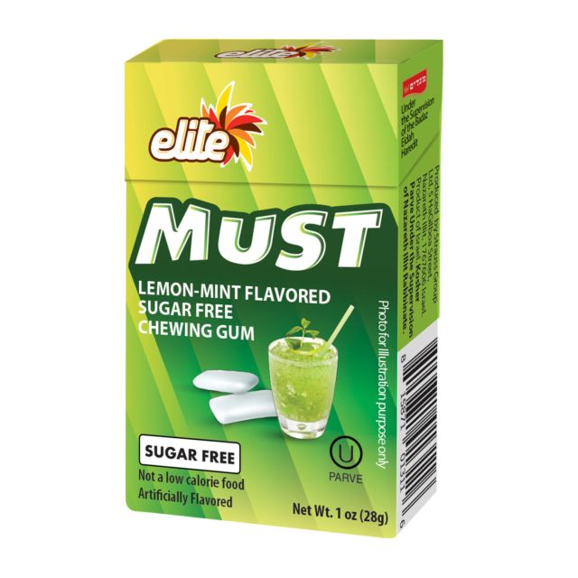Elite Lemon Mint Must Sugar Free Gum 1 Oz