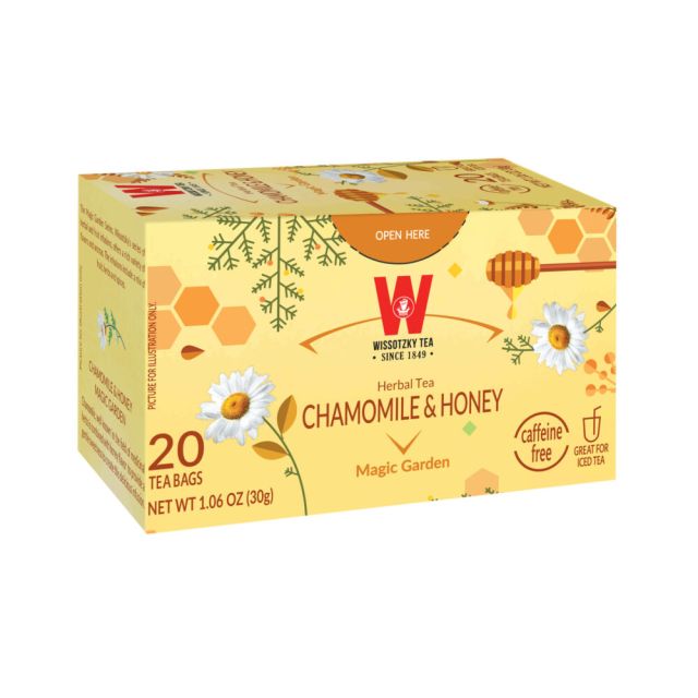 Wissotzky Chamomile & Honey Tea - 20 bags 1.06 Oz