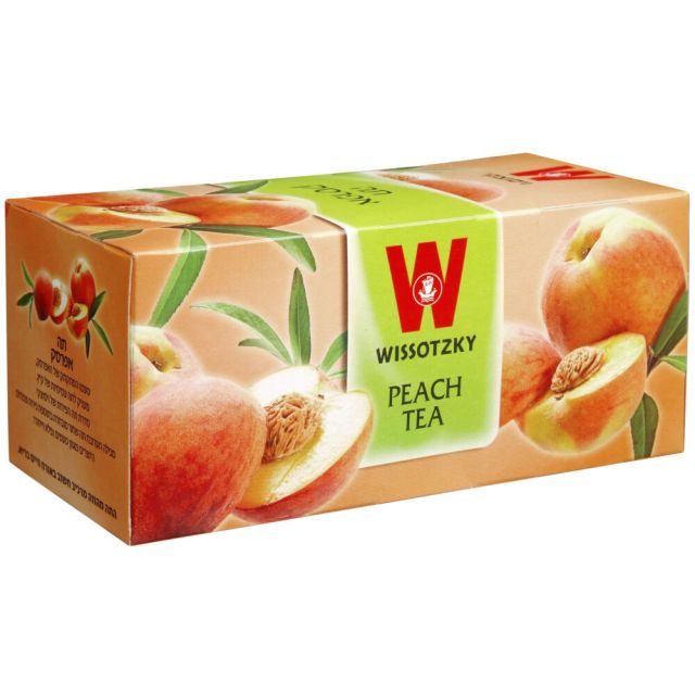 Wissotzky Peach Tea - 25 bags 1.76 Oz