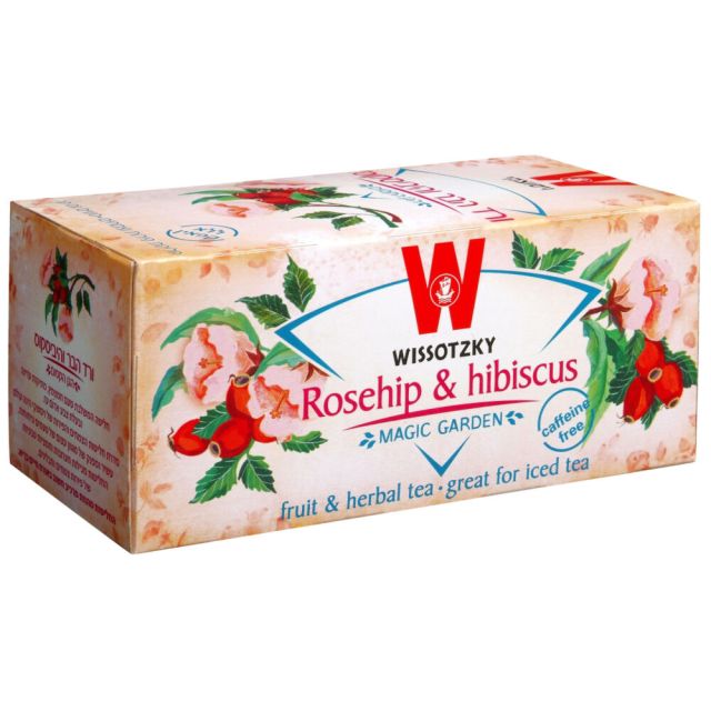 Wissotzky Rosehip & Hibiscus Tea - 20 bags 2.11 Oz