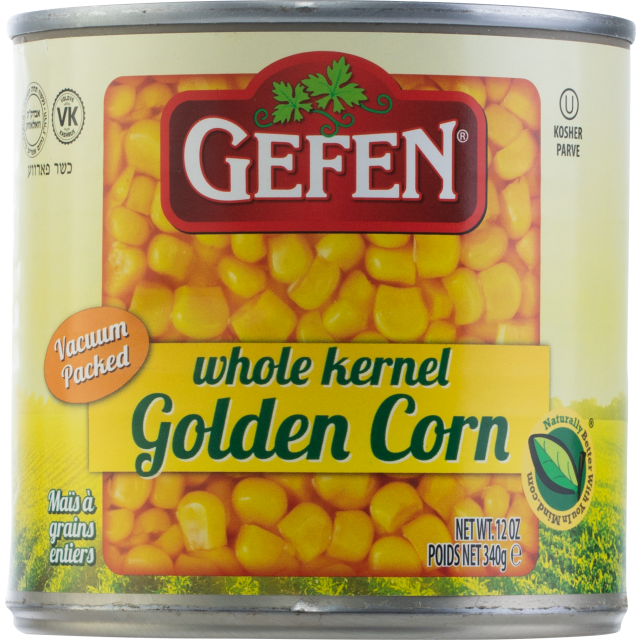 Gefen Vacuum Packed Whole Kernel Corn 12 Oz