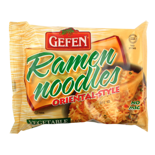 Gefen Ramen Noodles â€“ Vegetable Flavor 3 Oz