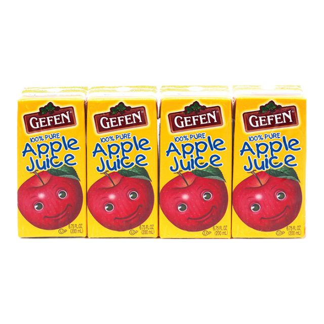 Gefen 100% Apple Juice from Concentrate 4Ã—6.75oz