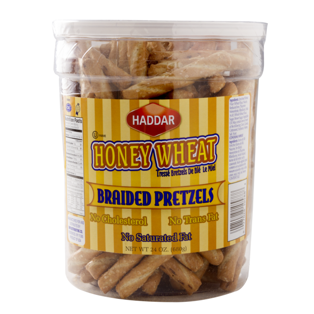 Haddar Honey Wheat Pretzel Kegs 24 Oz