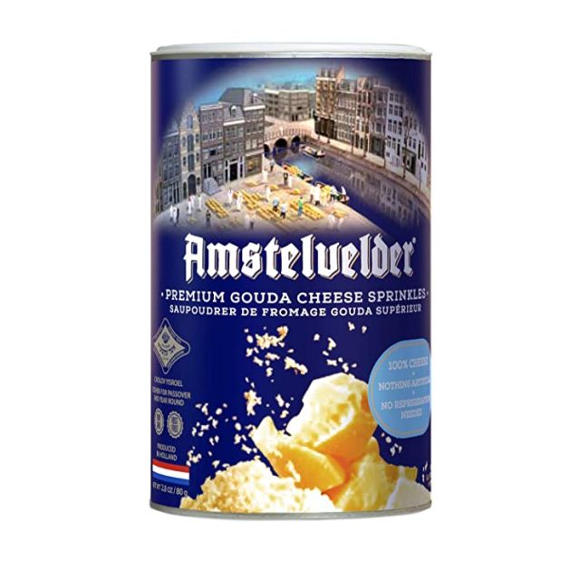 Amstelvelder Premium Dutch Gouda Cheese Sprinkles 2.8 Oz