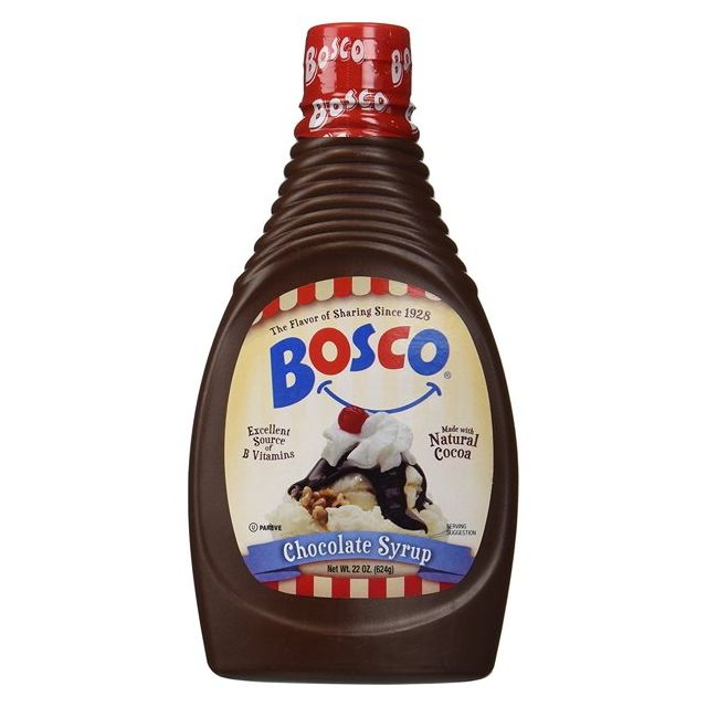 Bosco Chocolate Syrup squeeze bottle 22 Oz