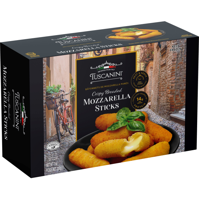 Tuscanini Breaded Mozzarella Sticks 7 oz