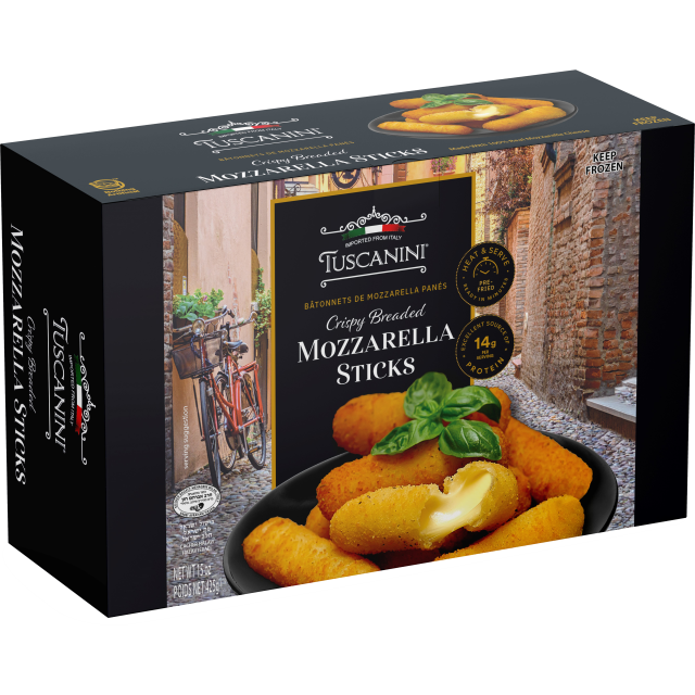 Tuscanini Breaded Mozzarella Sticks 15 oz
