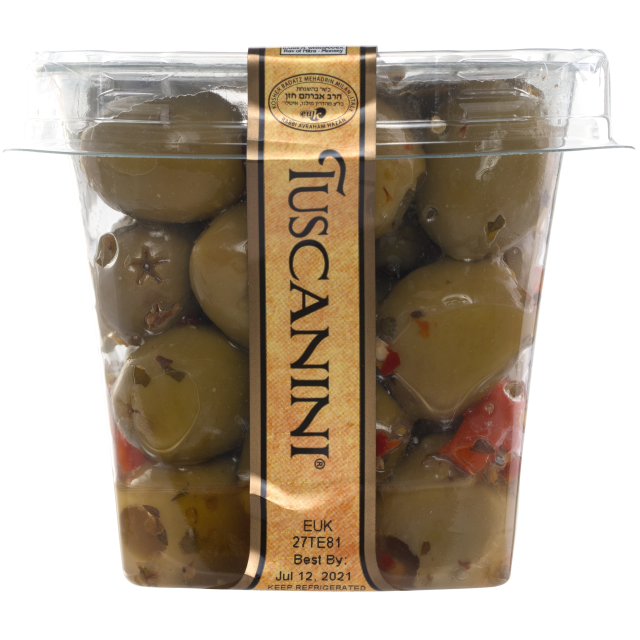 Tuscanini Spicy Pimiento Stuffed Olives 8.5 Oz