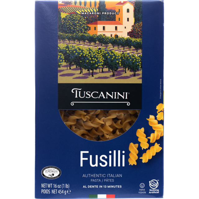 Tuscanini Fusilli Pasta 16 Oz