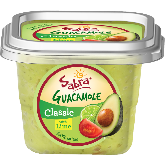 Sabra Classic Guacamole With Lime 16 Oz