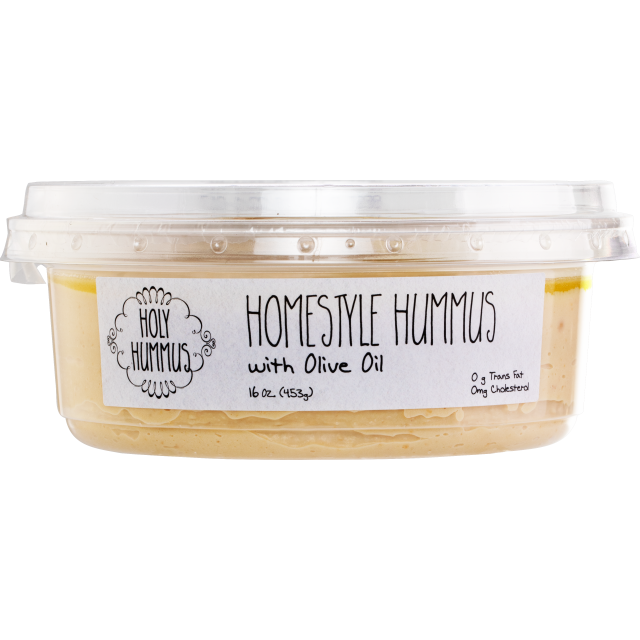 Holy Hummus Homestlyle With Olive Oil 16 Oz