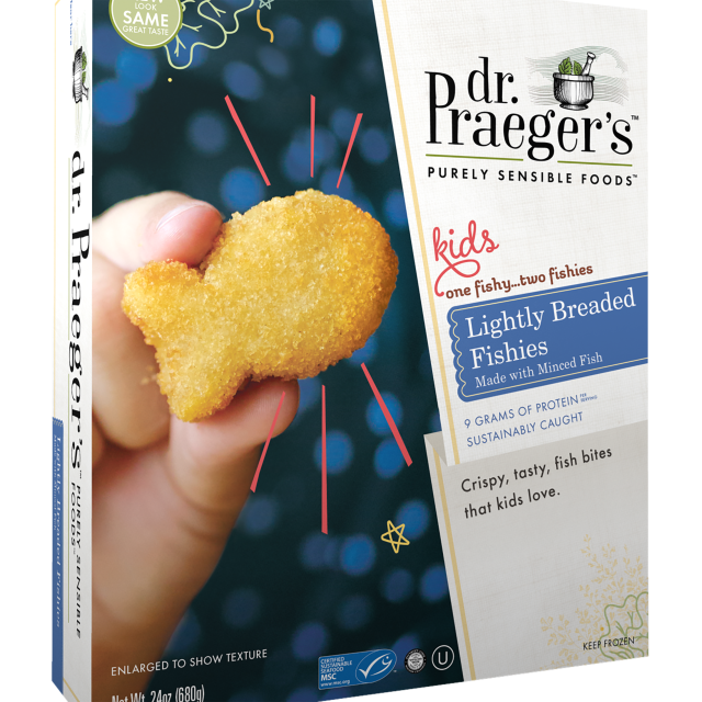 Dr Praegers Lightly Breaded Minced Fishies Family Pack 20 Oz