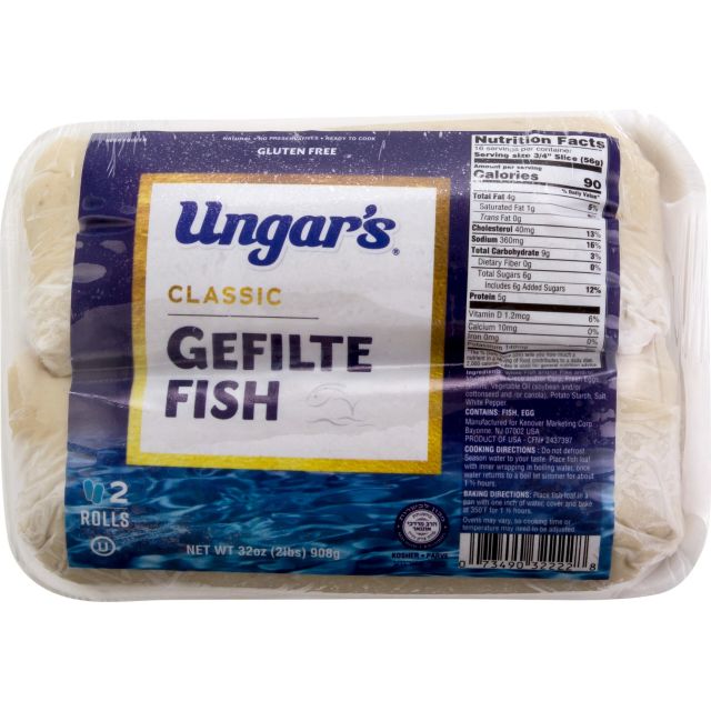 Ungar's Classic Gefilte Fish Twins  32 Oz