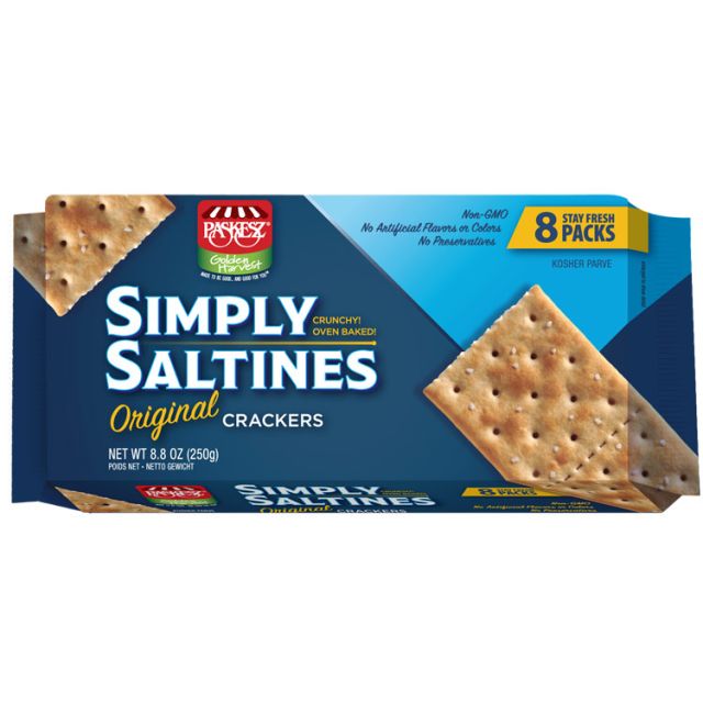 Paskesz Simply Saltines Original Crackers 8.8 Oz