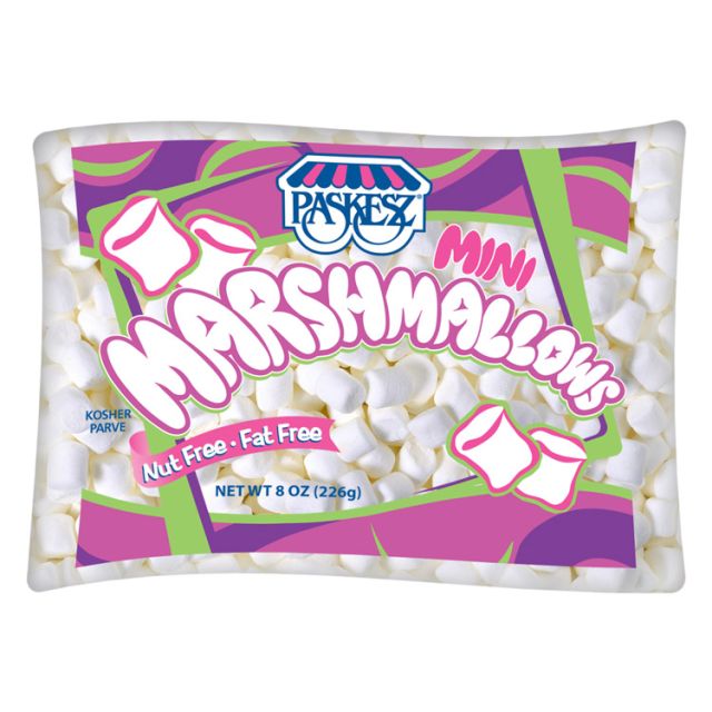 Paskesz Mini Marshmallows White Nut Free Fat Free 8 Oz