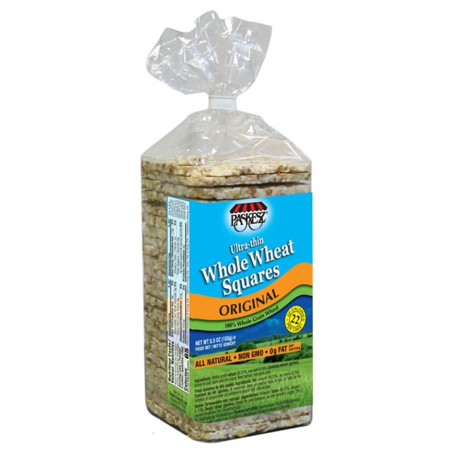 Paskesz Whole Wheat Squares Original 5.5 Oz
