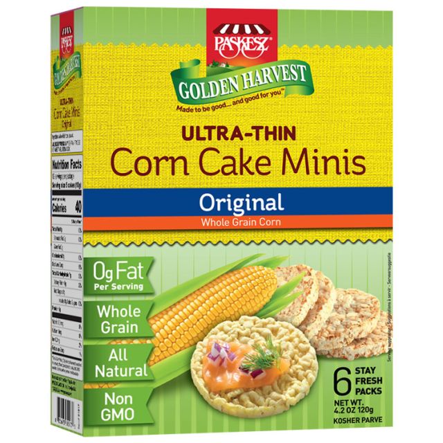 Paskesz Corn Cake Minis 4.2 Oz