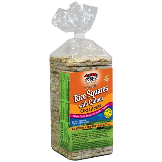 Paskesz Rice & Quinoa Squares Original 4.9 Oz