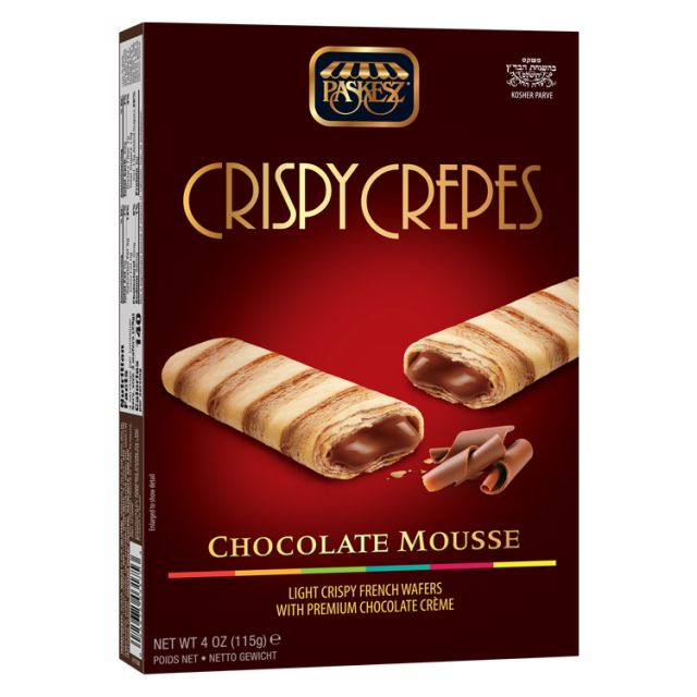 Paskesz Crispy Crepes Chocolate Mousse 4 Oz
