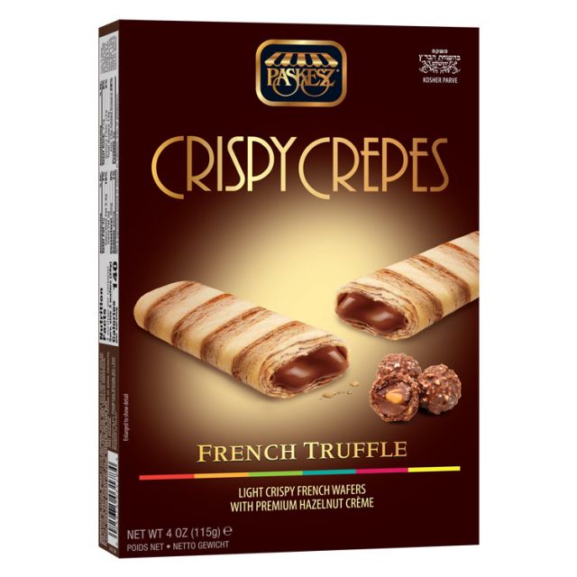 Paskesz Crispy Crepes French Truffle 4 Oz