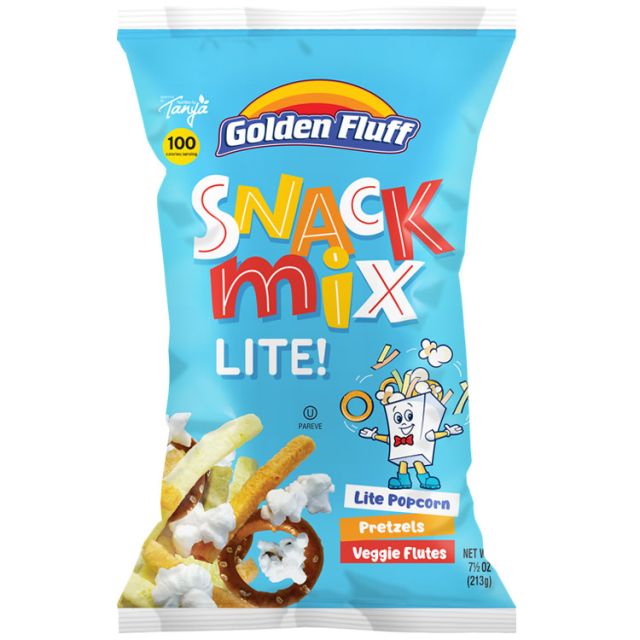 Golden Fluff Large Snack Mix Lite 7.5 Oz