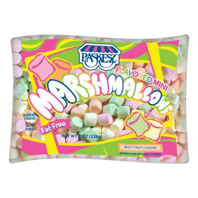 Paskesz Mini Marshmallows Flavored 8 Oz