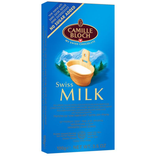 Camille Bloch Swiss Milk Chocolate – Sugar free 3.5 Oz
