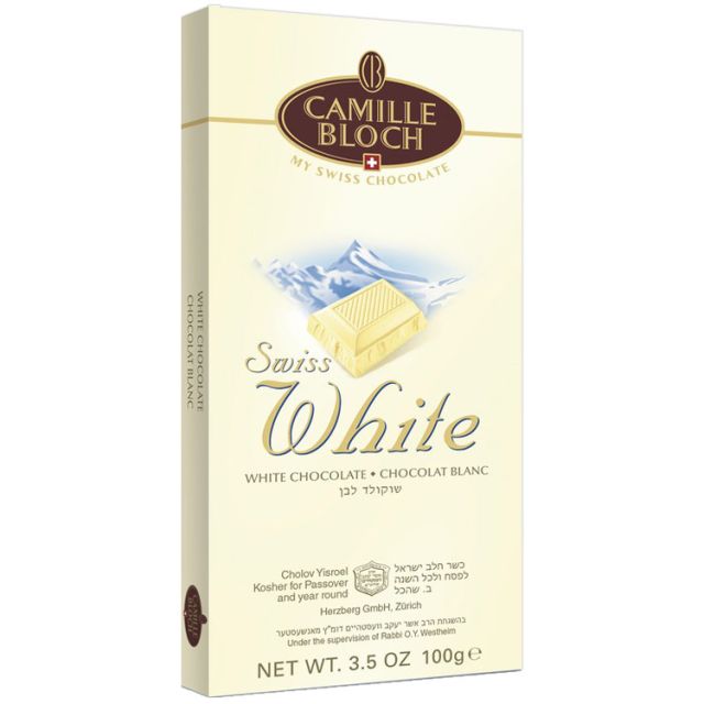 Camille Bloch Swiss White Chocolate 3.5 Oz