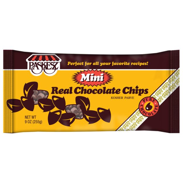 Paskesz Mini Real Chocolate Chips 9 Oz