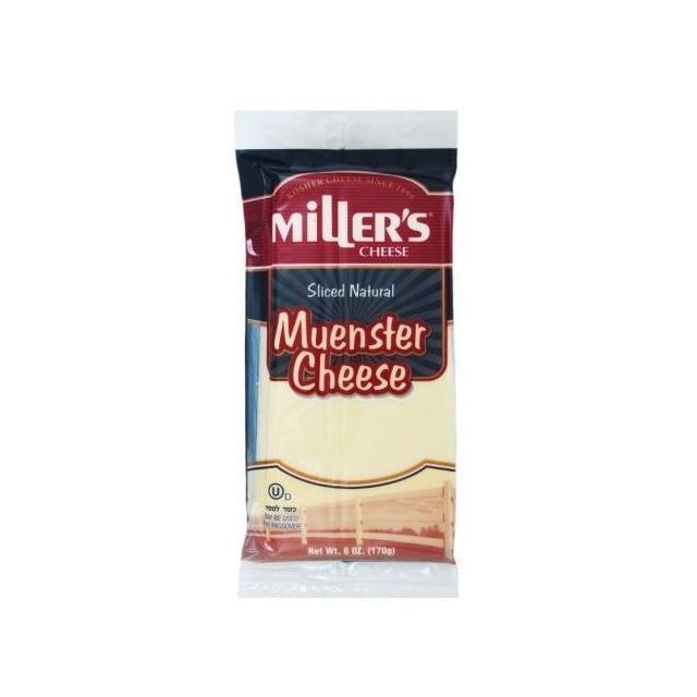 Miller's Muenster Sliced cheese 6 Oz